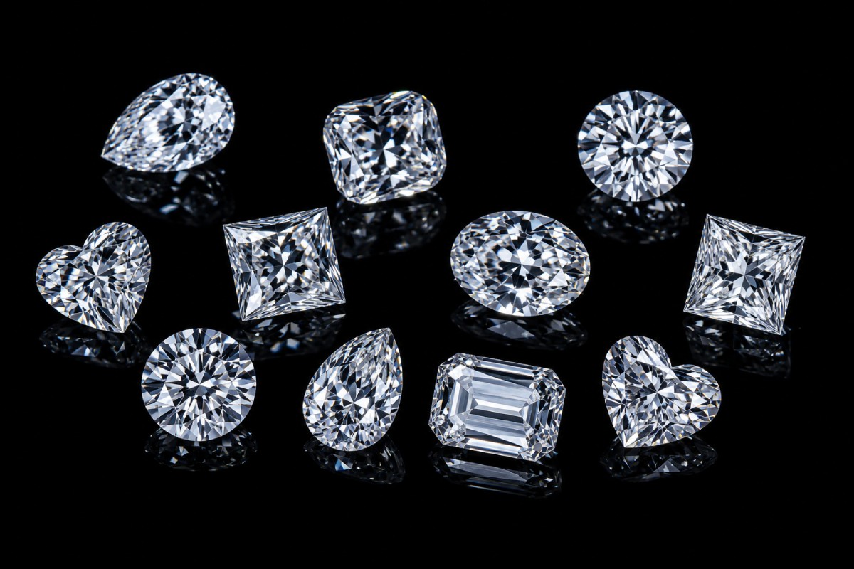 Diamants de synthèse 1 carat – Les principales formes de taille | Laveran Paris